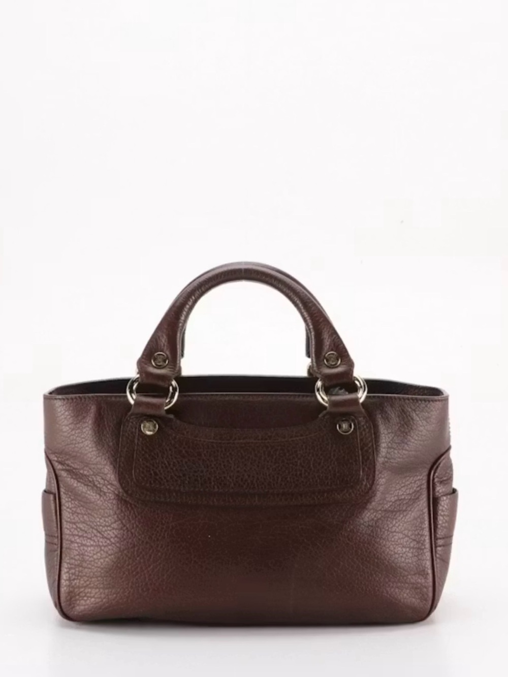 Celine Boogie Bag in Brown in Shimmery Brown Calfskin Leather - Picture 5 of 10